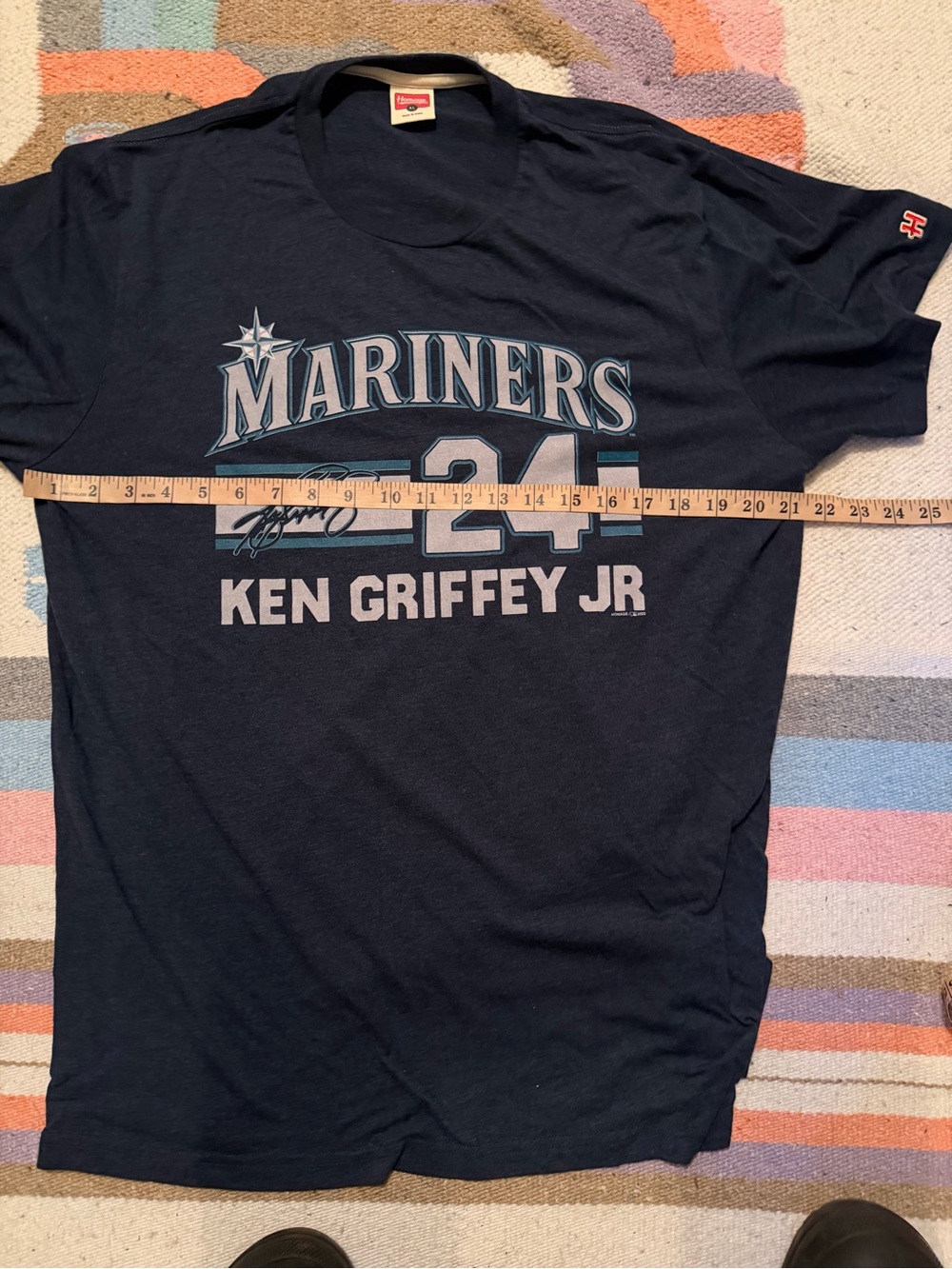 Ken Griffey Jr. Seattle Mariners Homage Remix Jersey Tri-Blend XL T-Shirt - Picture 4 of 5